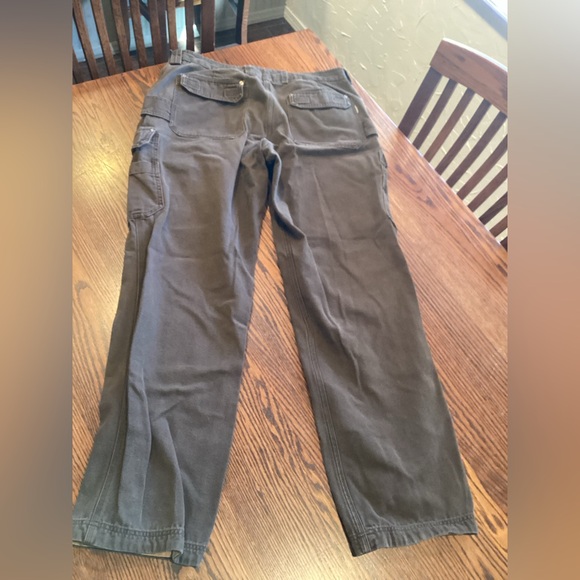 Duluth Trading Co Dark Brown Cargo Pants - Picture 3 of 4